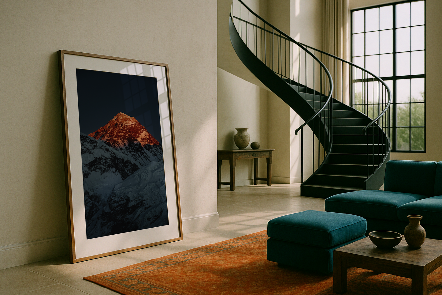 Sunset on Mount Everest i