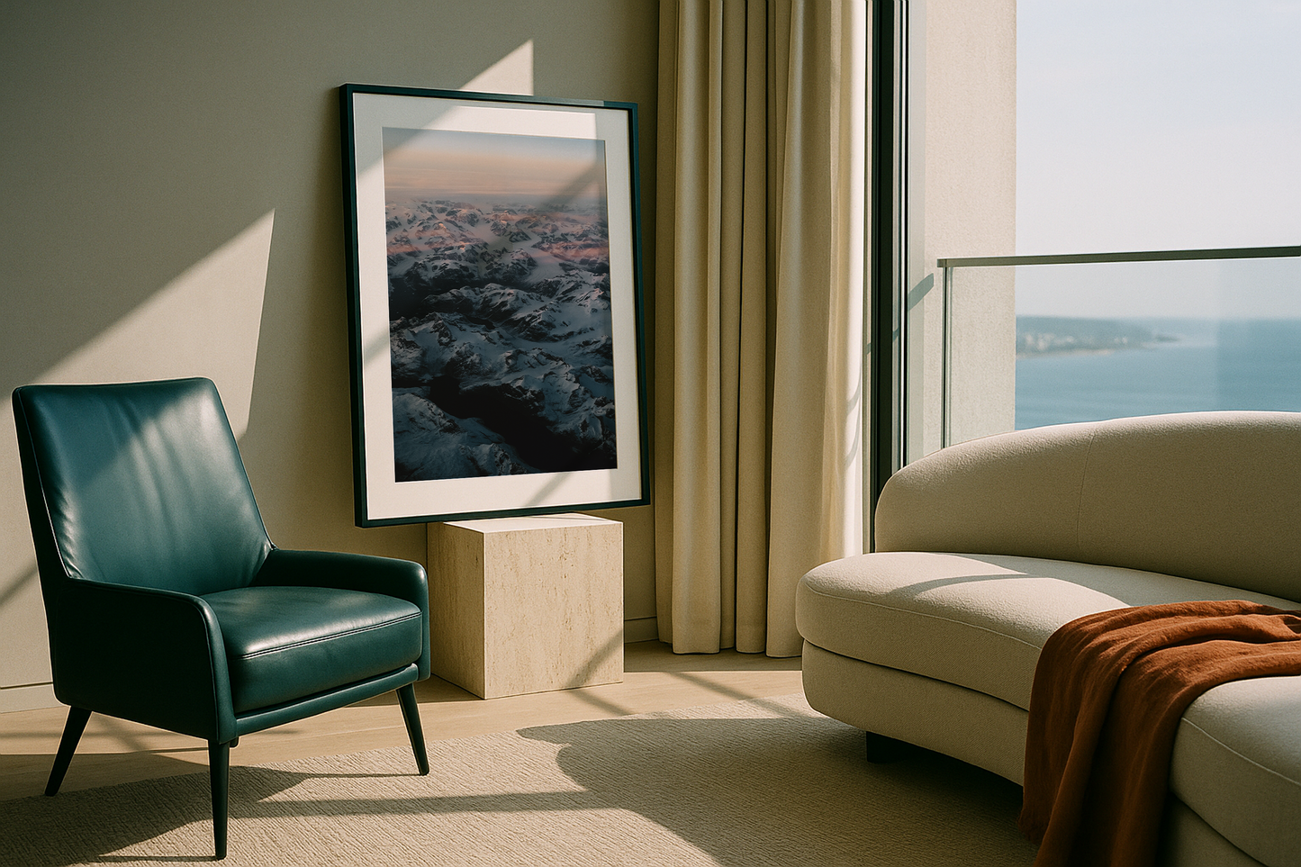 Sunset over Southern Greenland