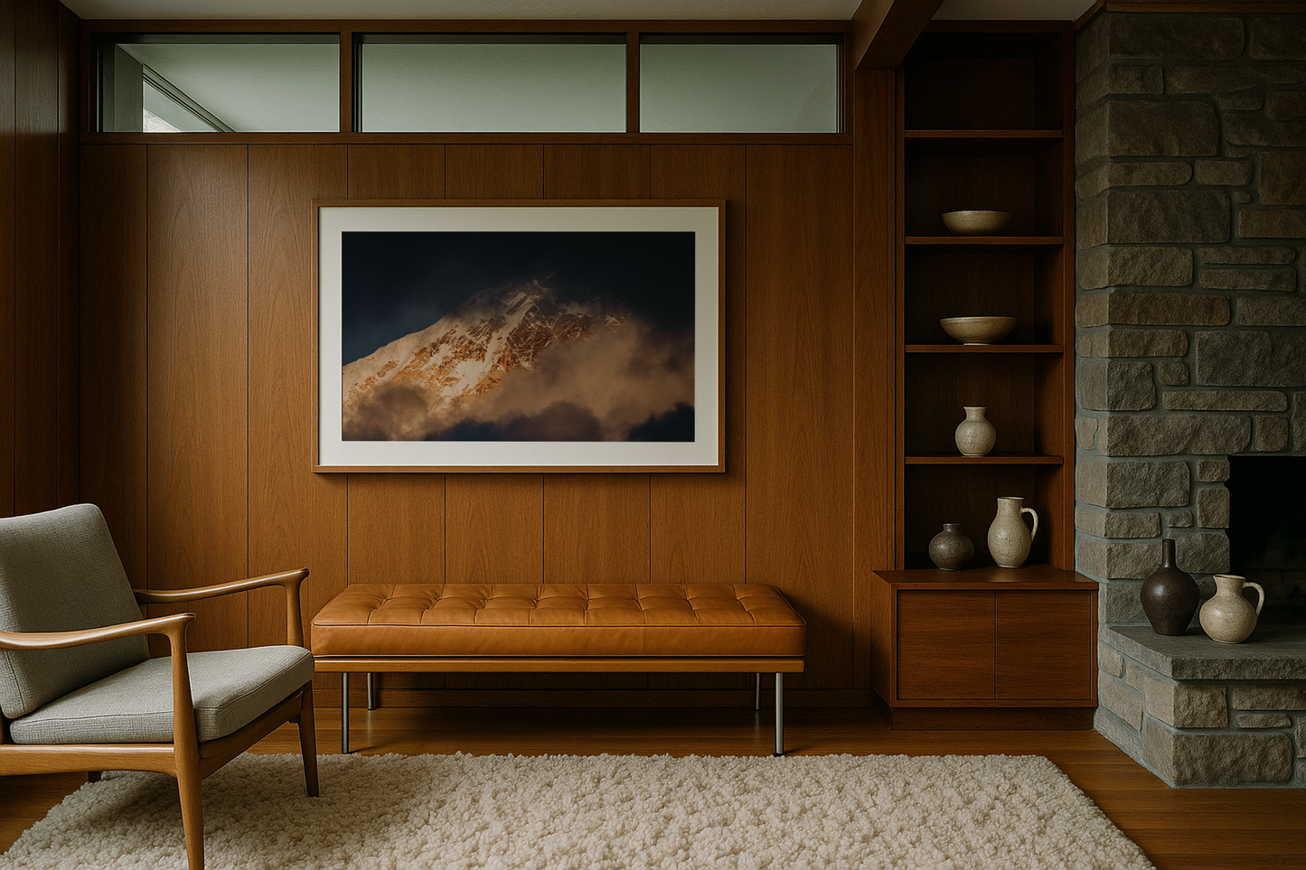 Cloudy views at 5000m