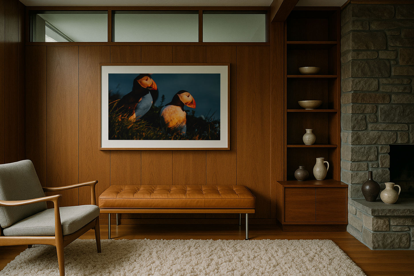 Puffins in the West Fjords