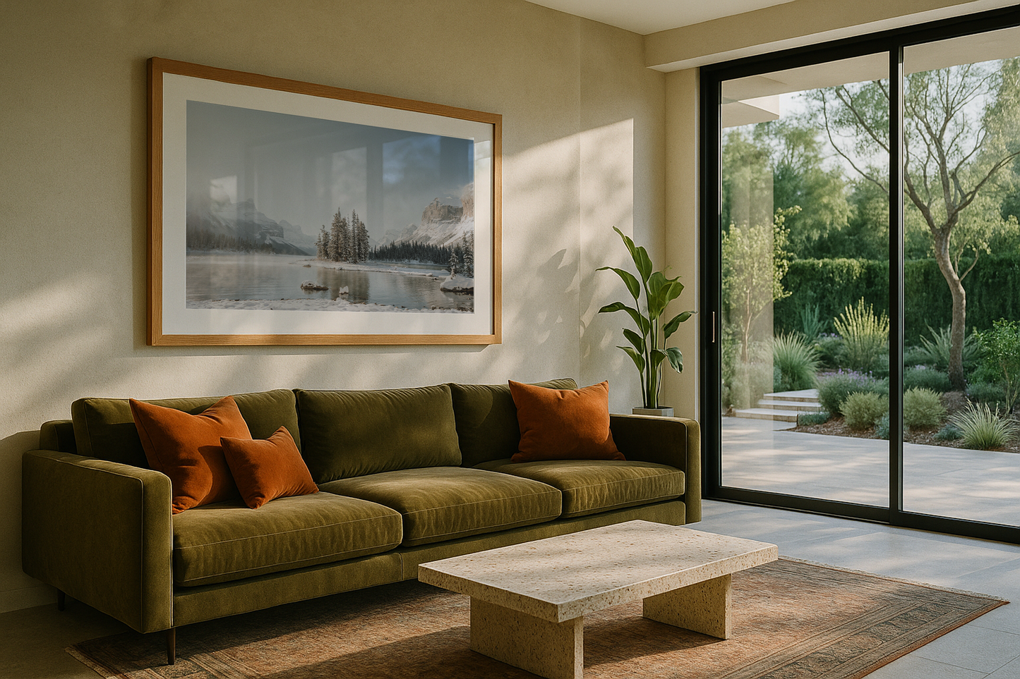 Spirit Island after a winter storm.