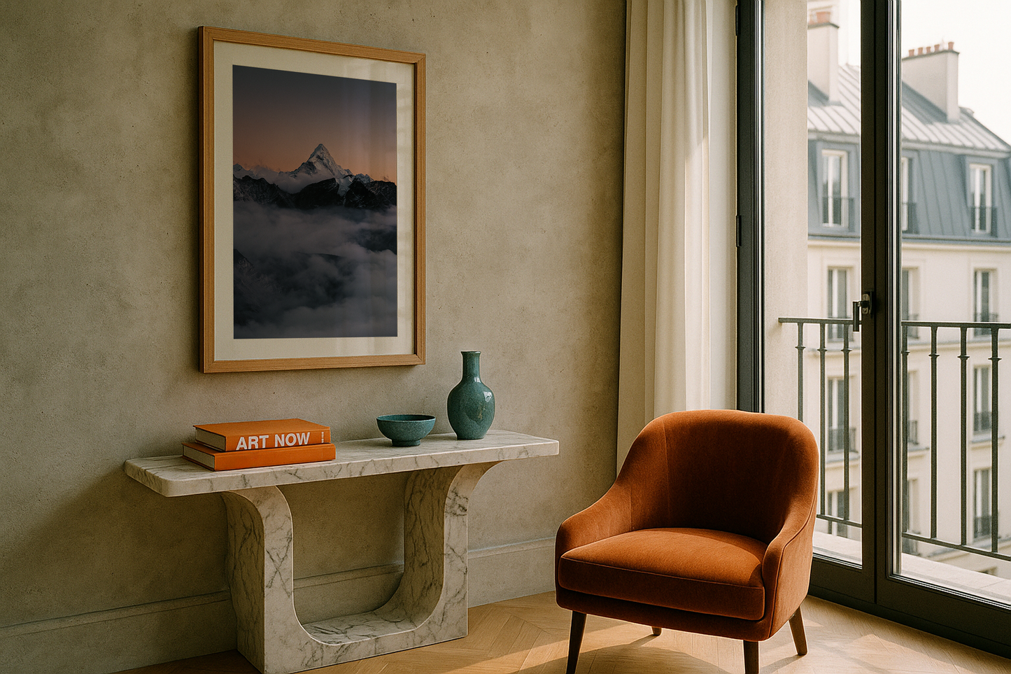 Ama Dablam over the clouds