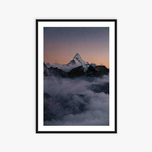 Ama Dablam over the clouds