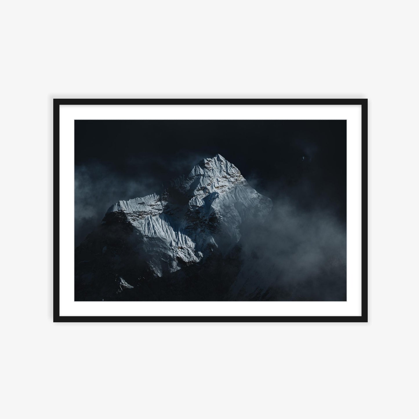 Ama Dablam in the clouds