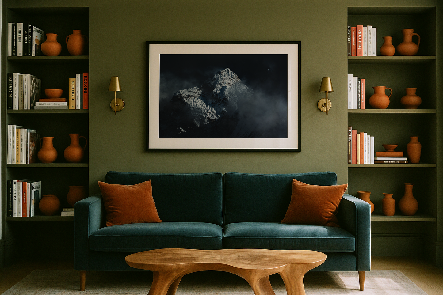 Ama Dablam in the clouds