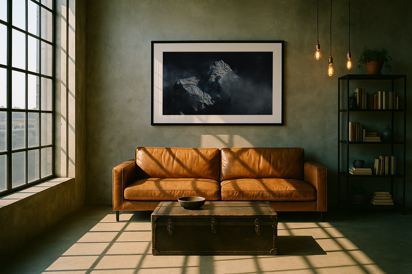 Ama Dablam in the clouds