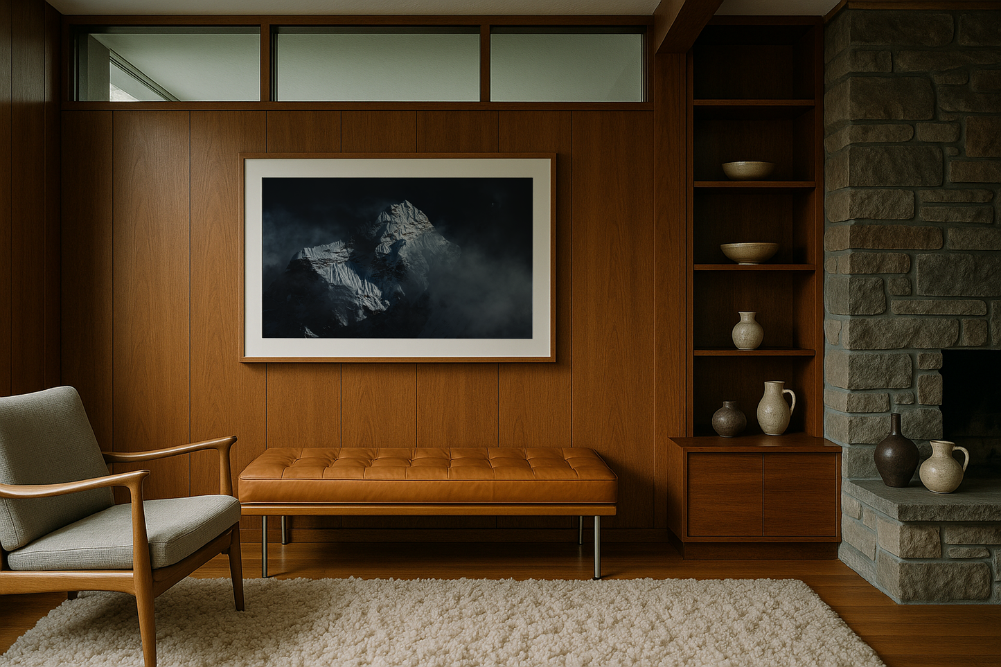 Ama Dablam in the clouds