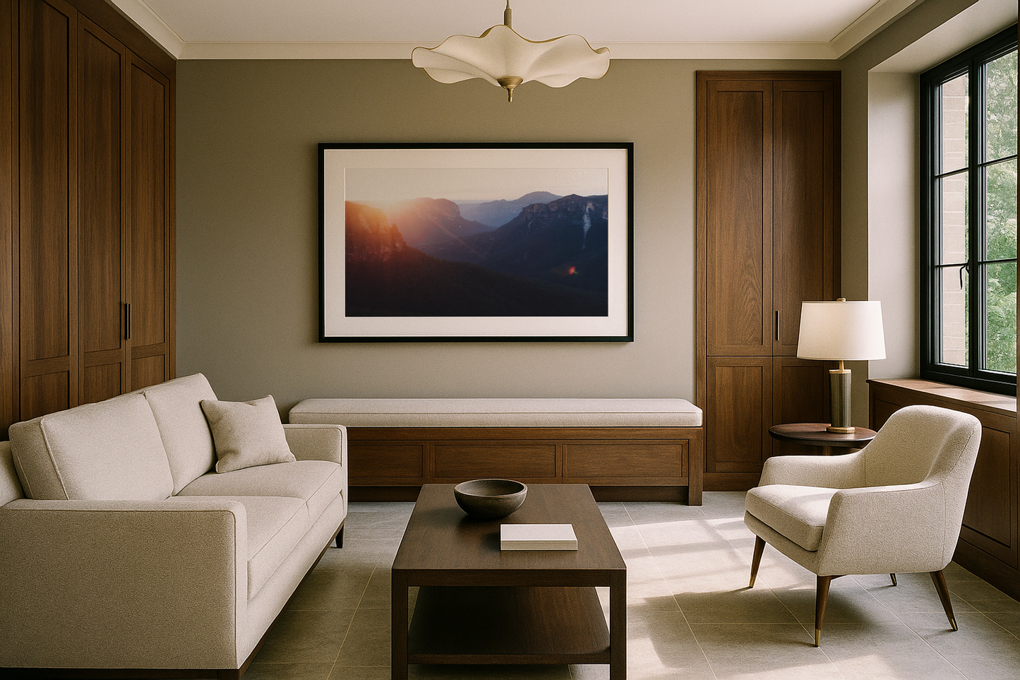 Sunrise in the Blue Mountains