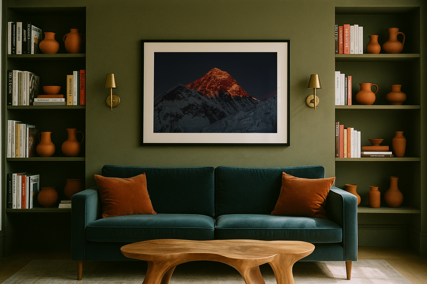 Last light on Everest