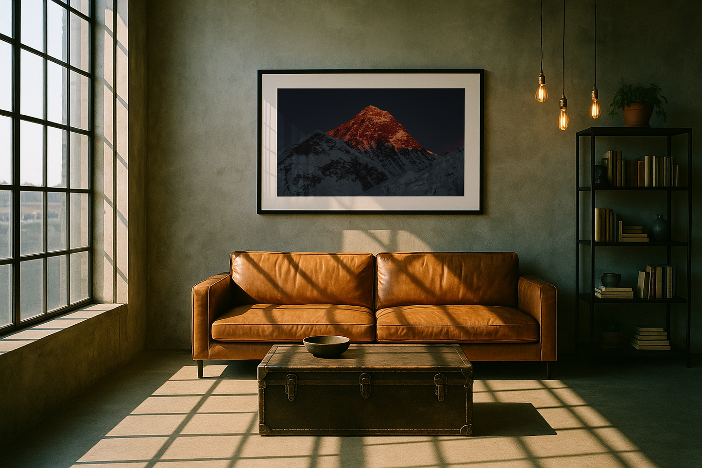 Last light on Everest