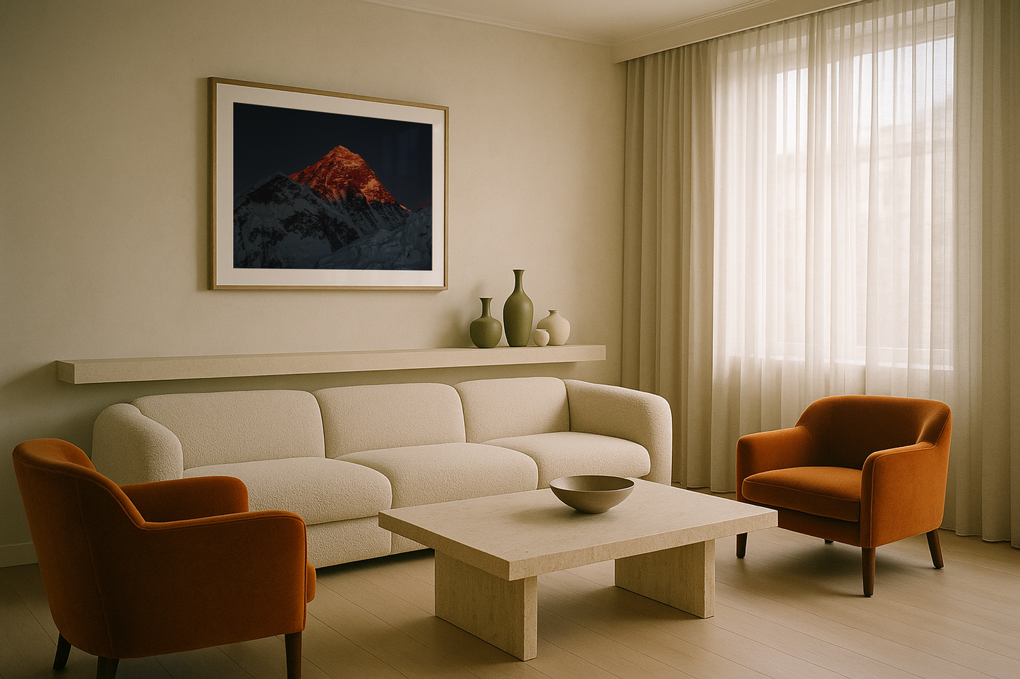 Last light on Everest