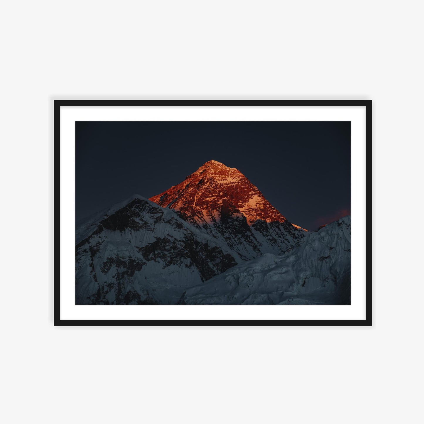 Last light on Everest