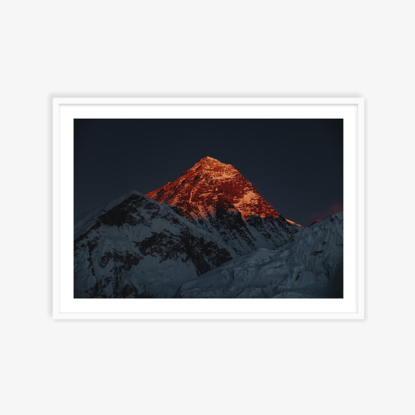 Last light on Everest