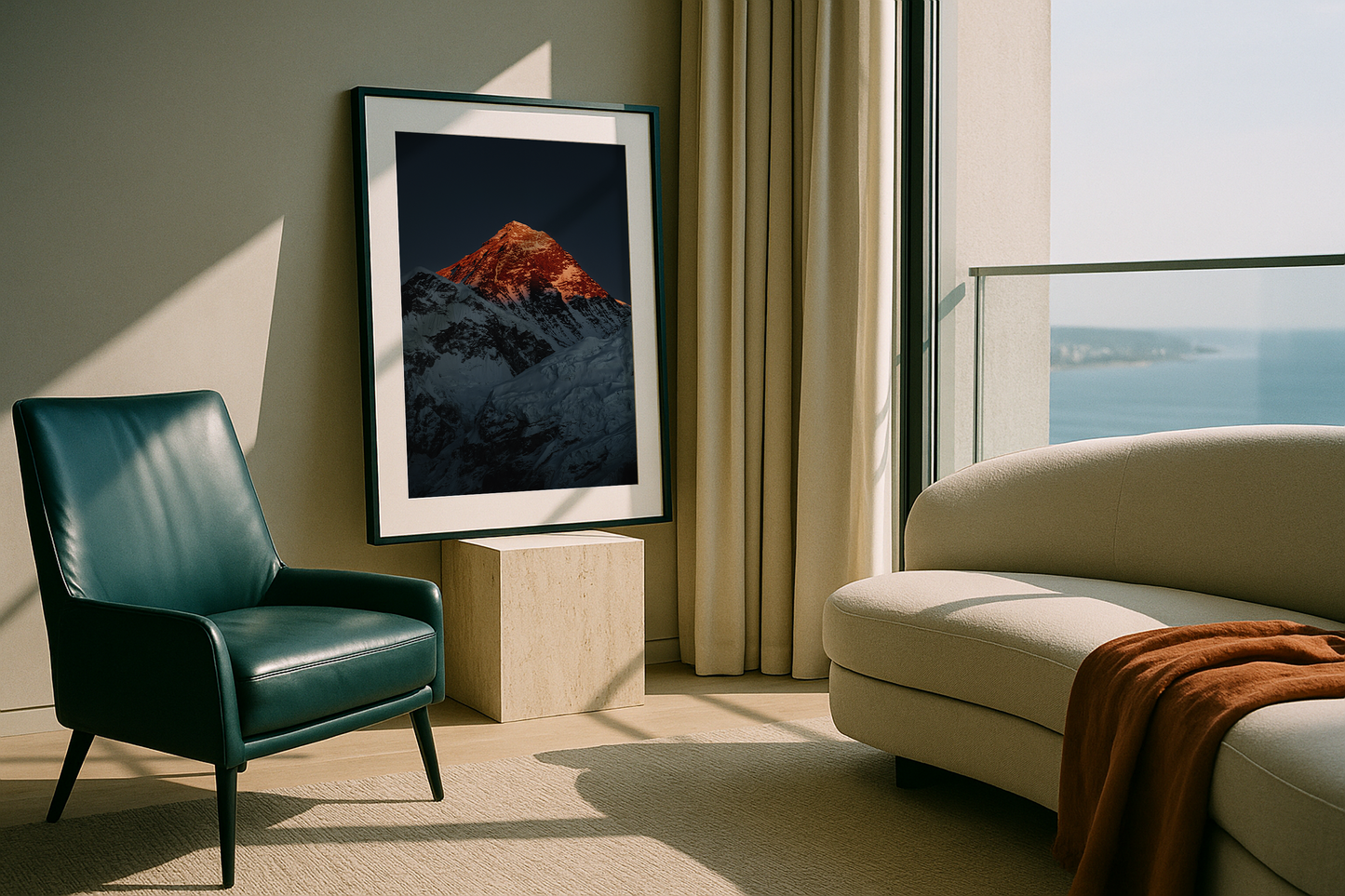 Sunset on Mount Everest i