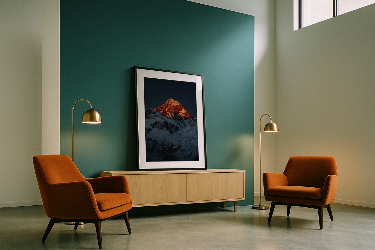 Sunset on Mount Everest i