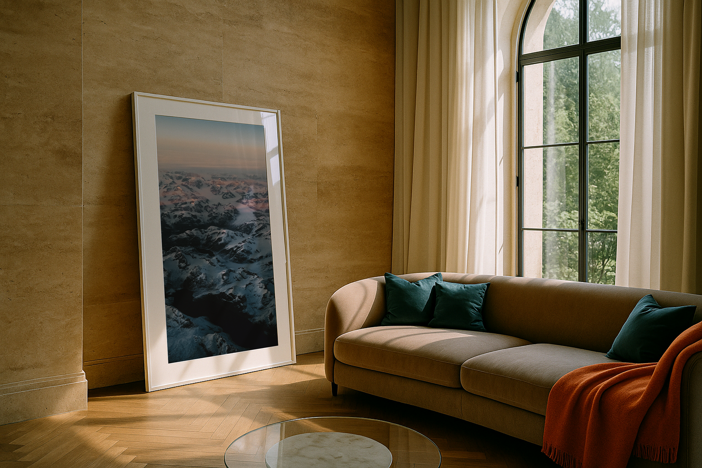 Sunset over Southern Greenland