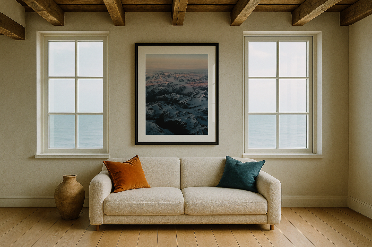 Sunset over Southern Greenland