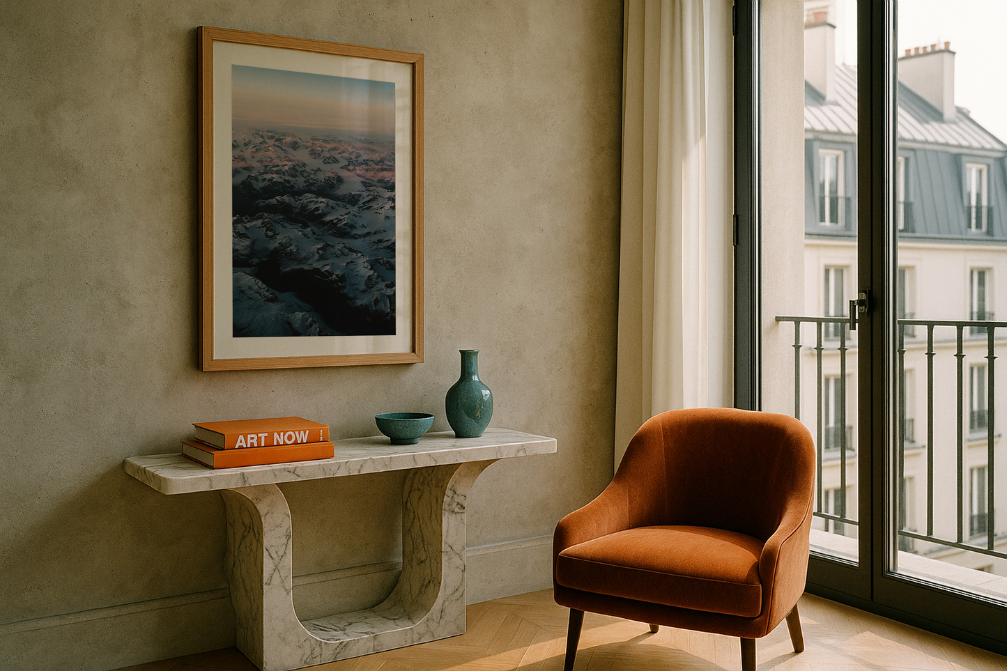 Sunset over Southern Greenland