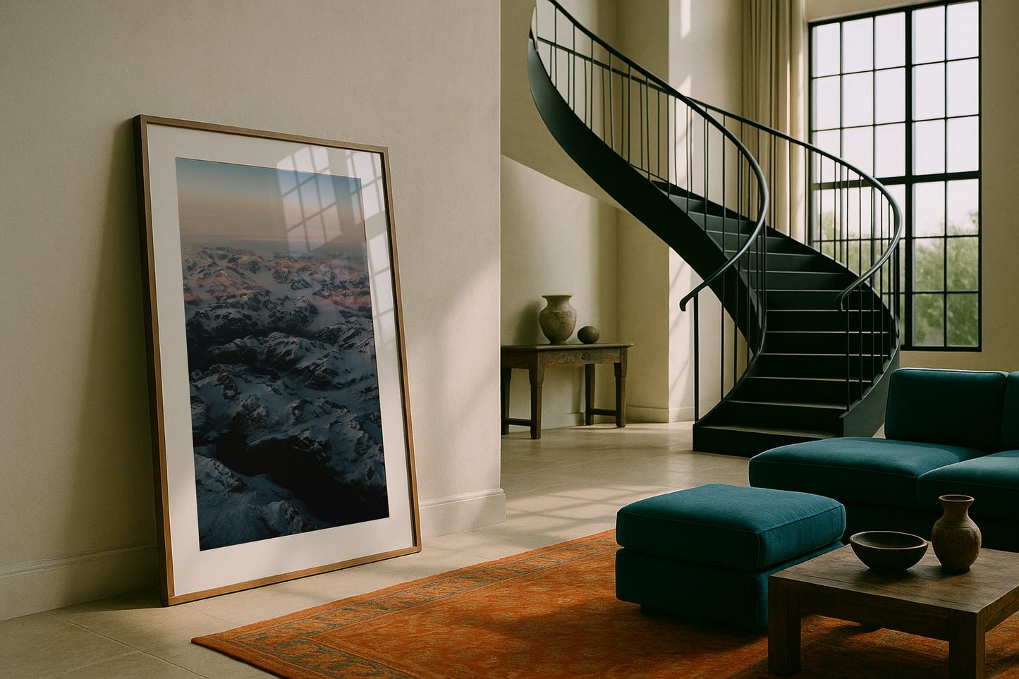 Sunset over Southern Greenland