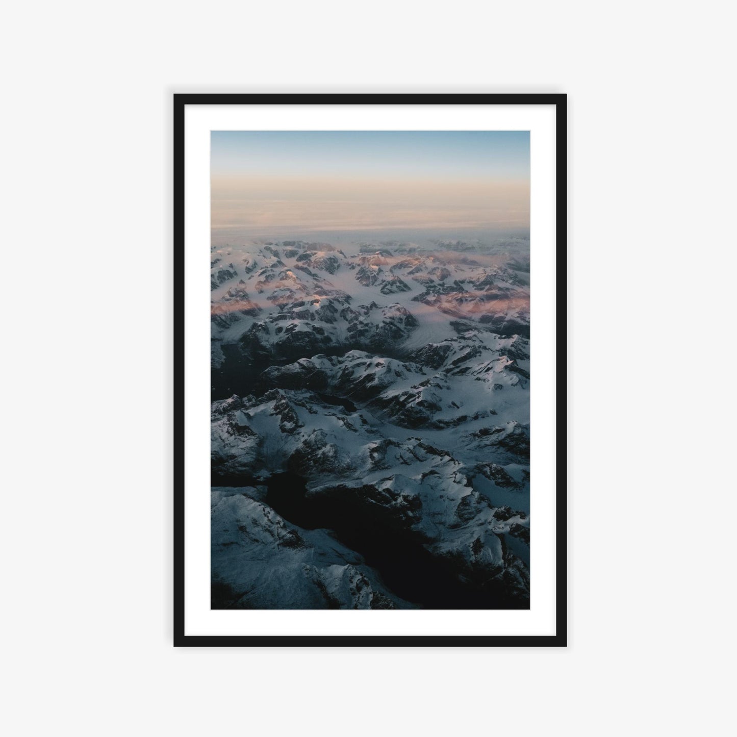 Sunset over Southern Greenland