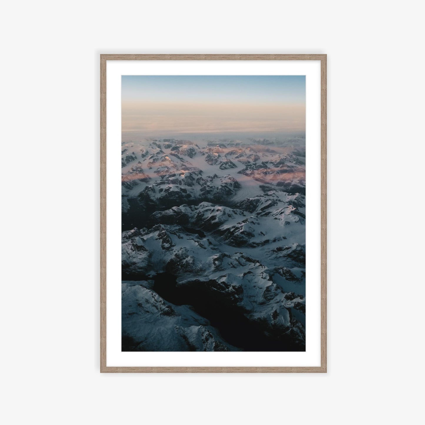 Sunset over Southern Greenland