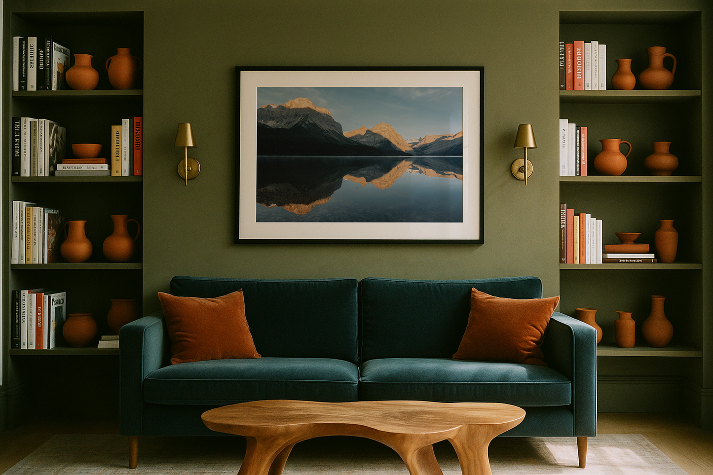 Sunrise at Hector Lake, Canada