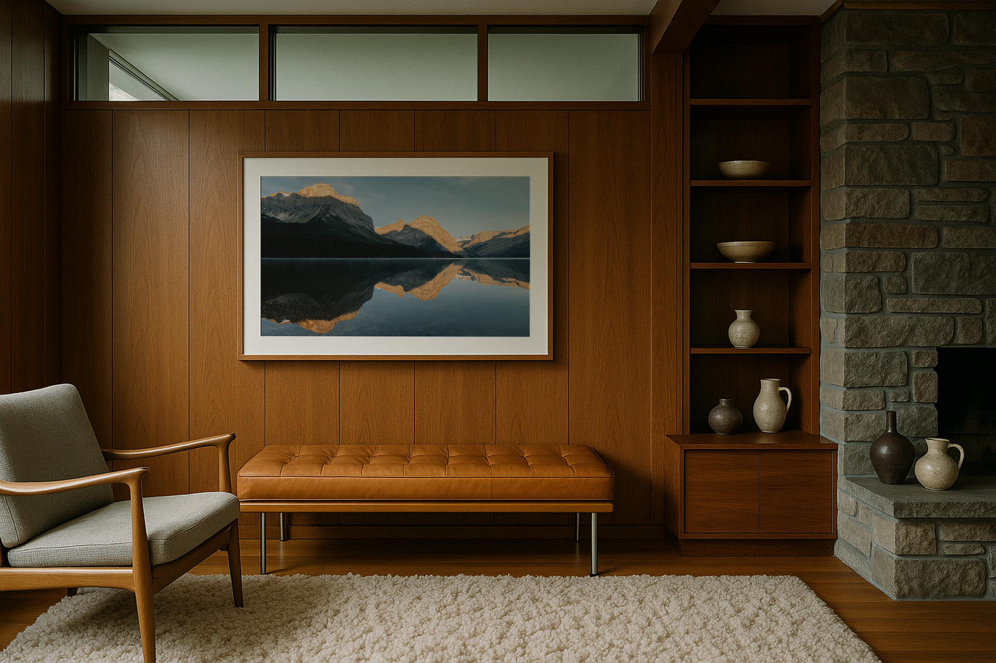 Sunrise at Hector Lake, Canada