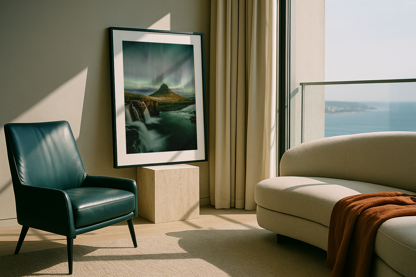 Northern Lights over Kirkfujell