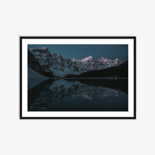 Blue hour at Moraine Lake