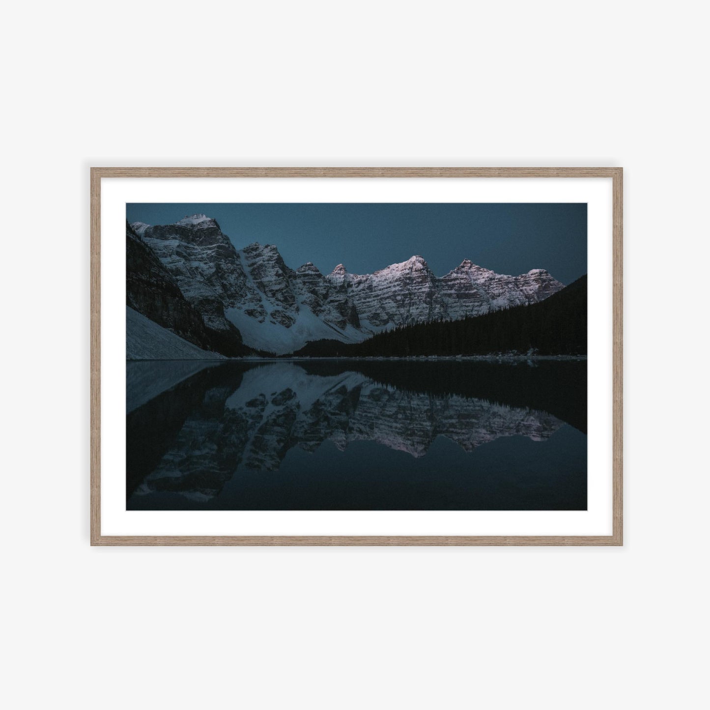 Blue hour at Moraine Lake