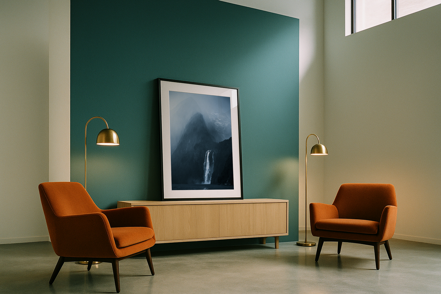 Thunderous rain at Milford Sound