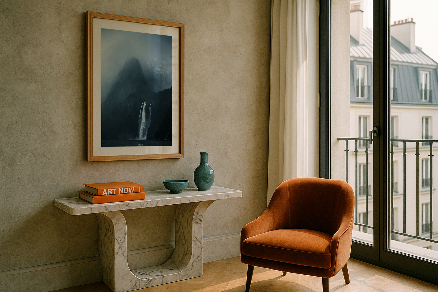 Thunderous rain at Milford Sound