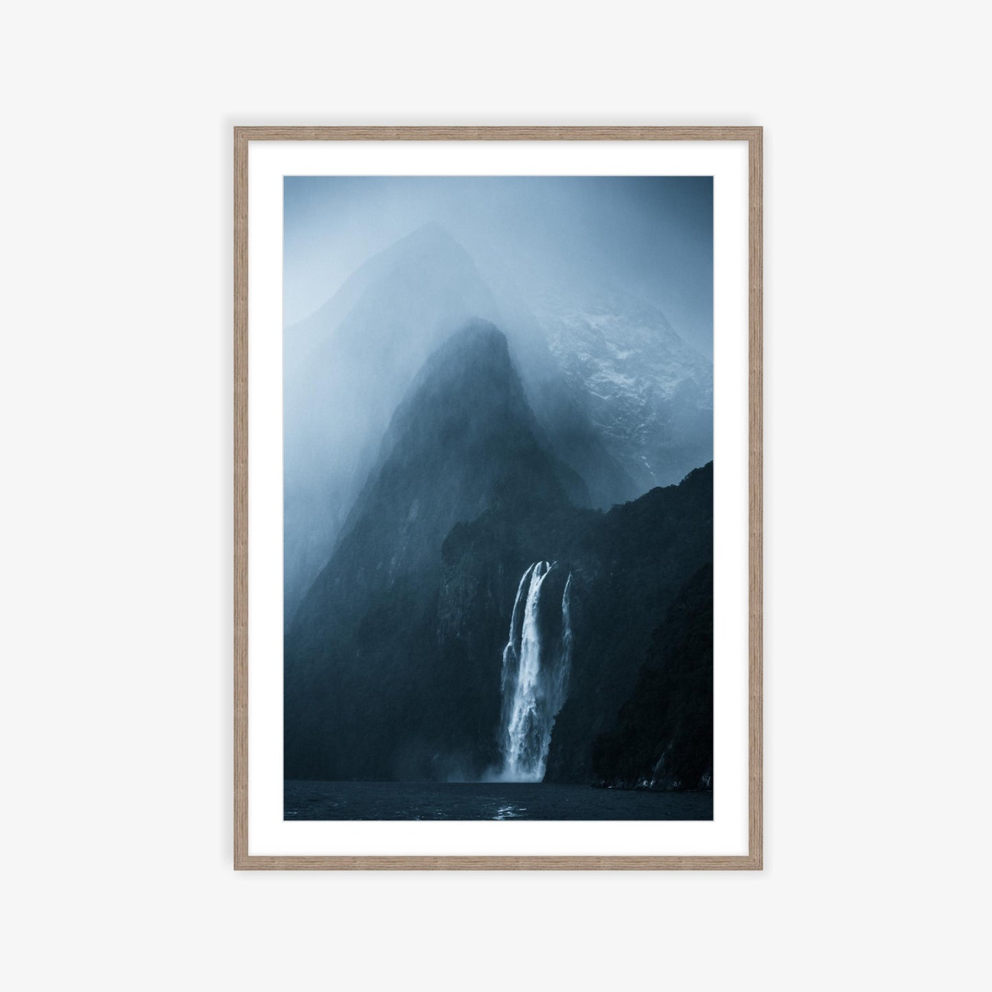 Thunderous rain at Milford Sound