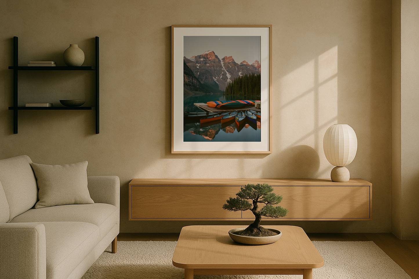 Moraine Lake Sunrise, Portra 400