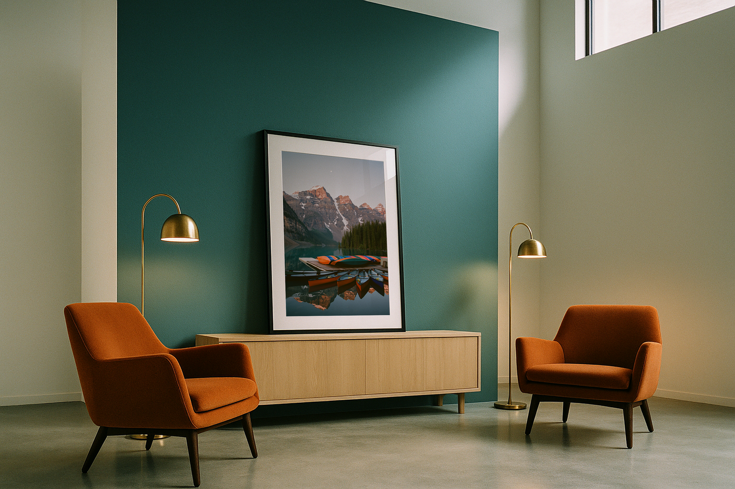 Moraine Lake Sunrise, Portra 400