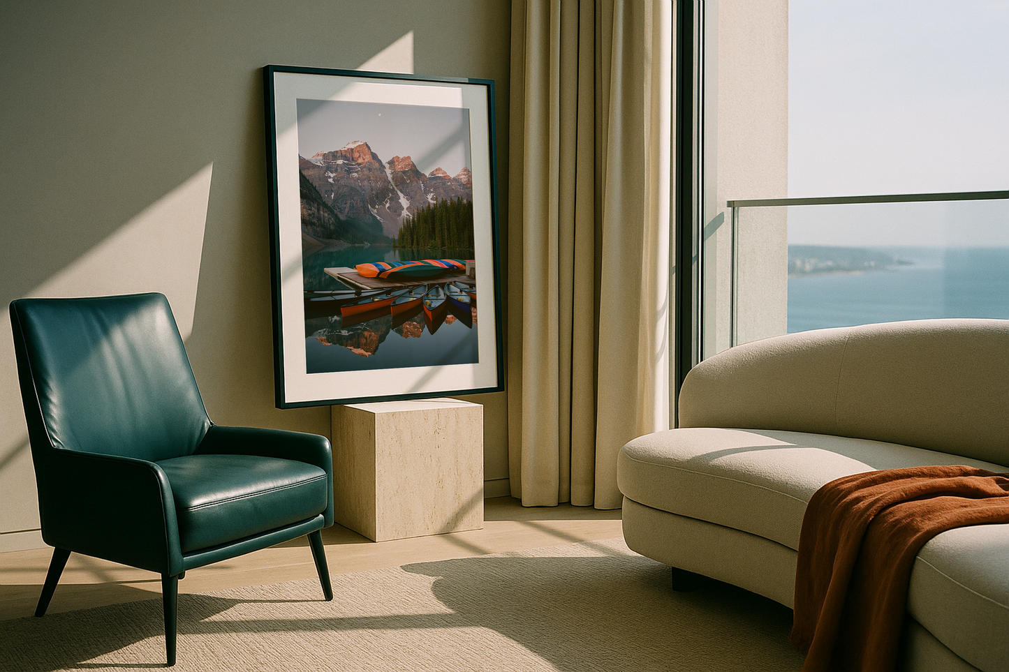 Moraine Lake Sunrise, Portra 400