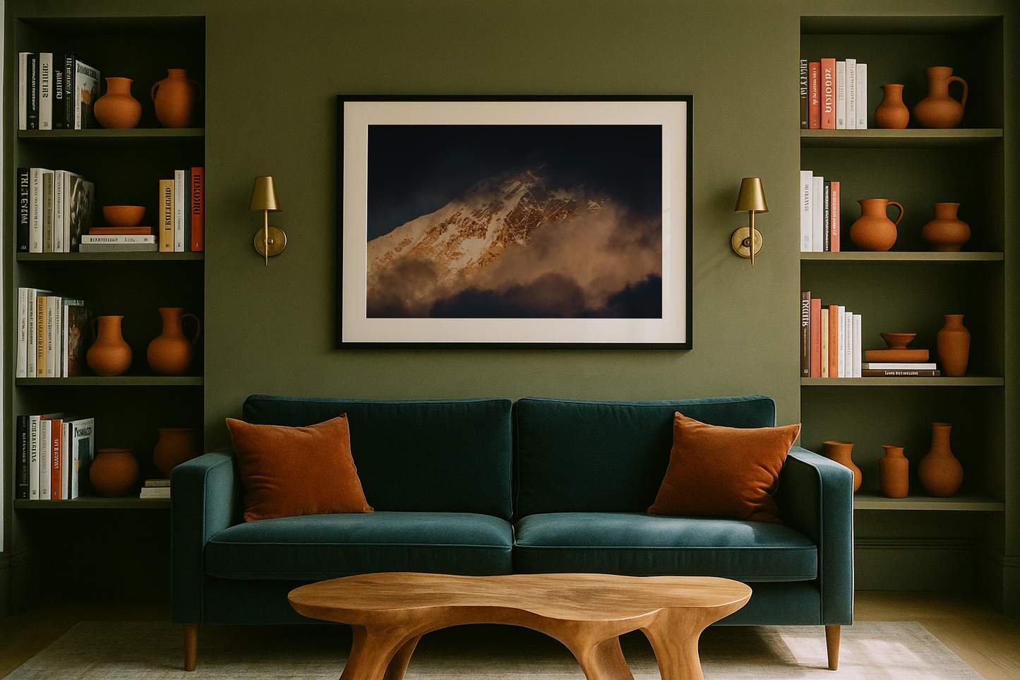 Cloudy views at 5000m