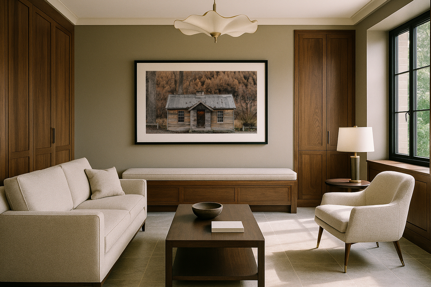 Cabin in the woods, New Zealand