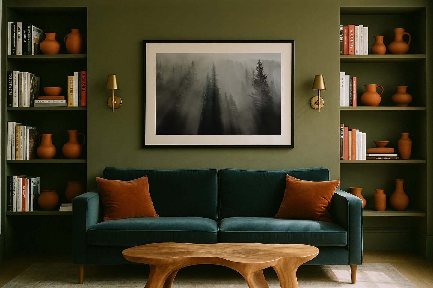 Beams through the pines