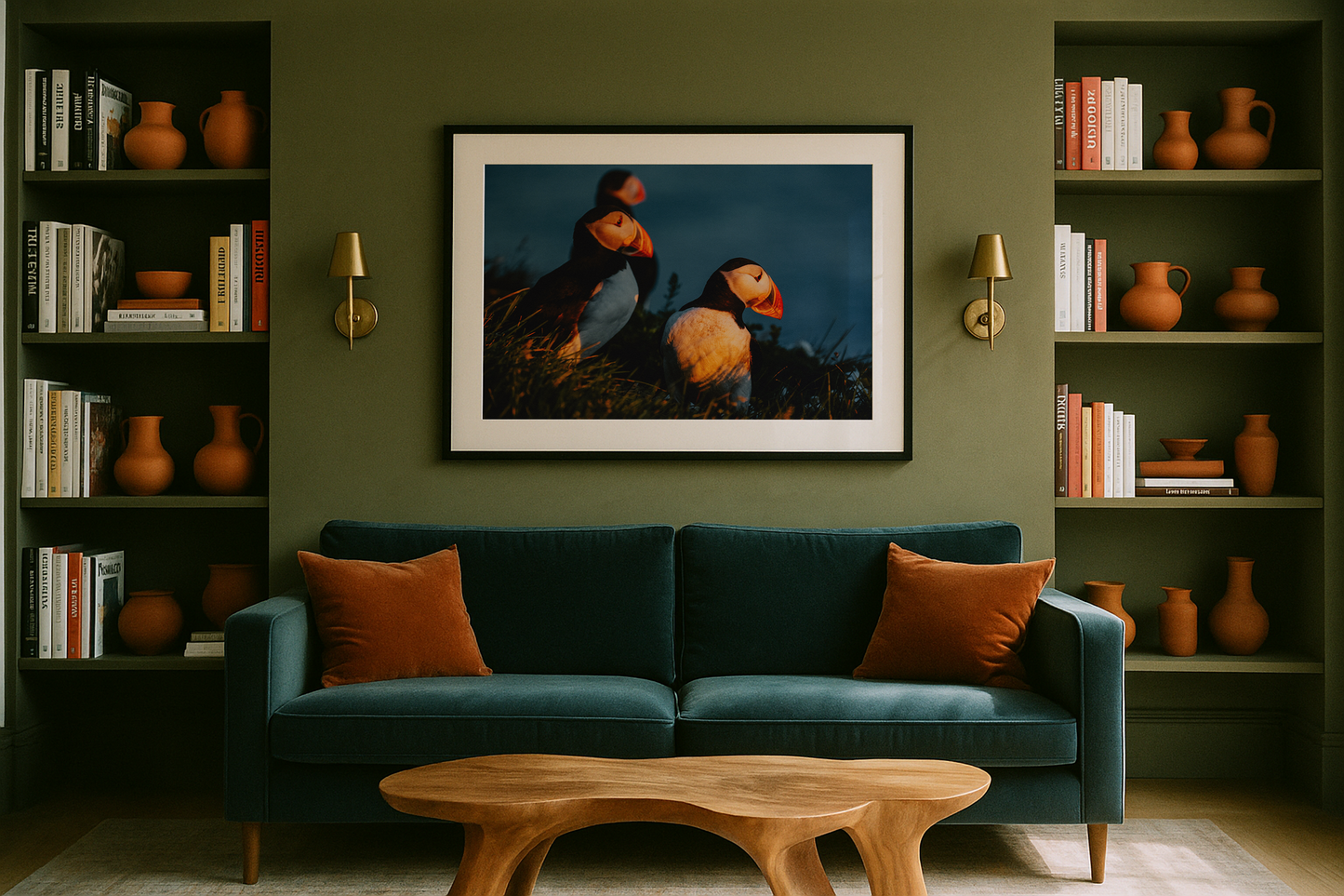 Puffins in the West Fjords