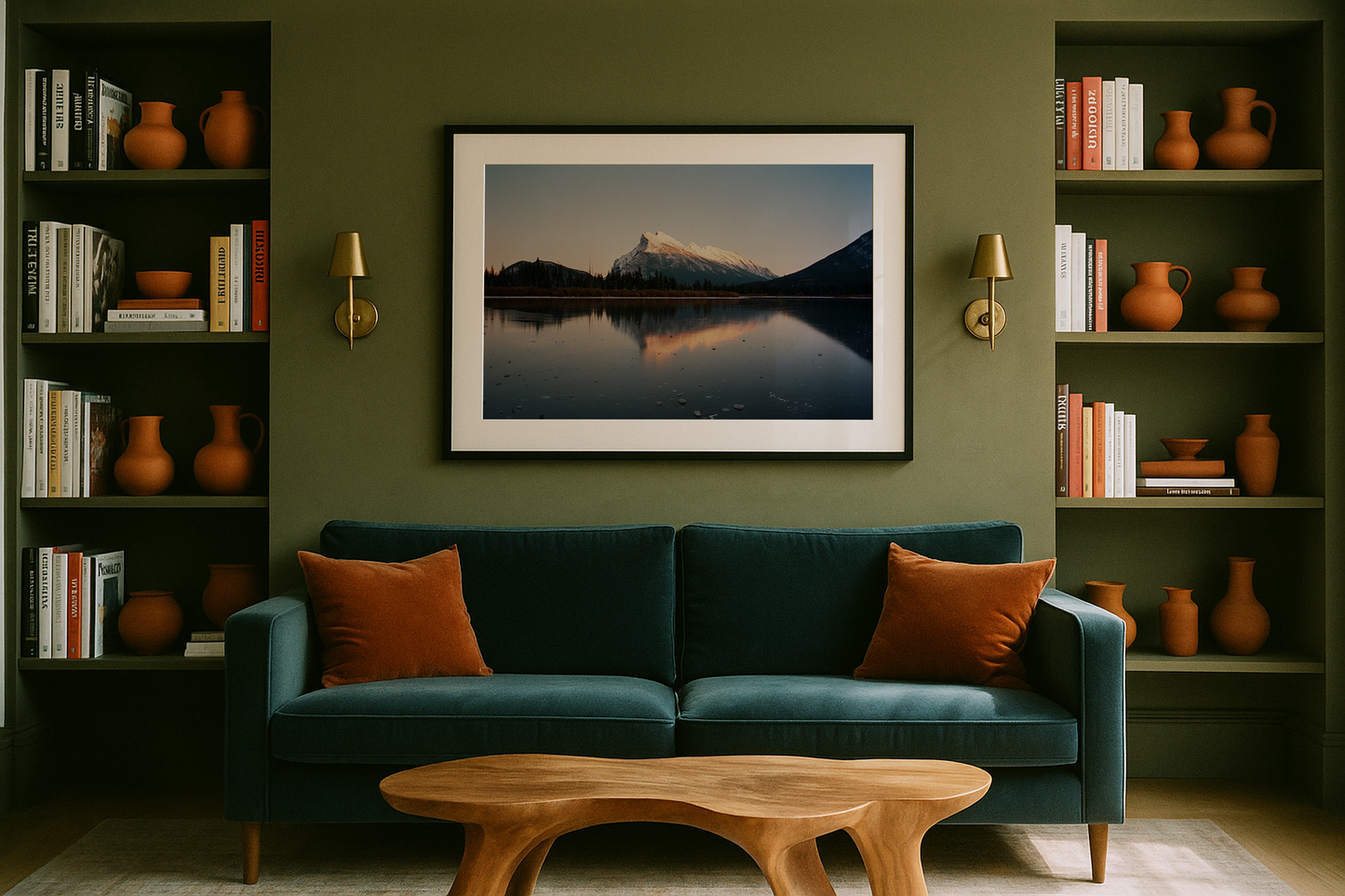 Sunset at Vermillion Lakes, shot on ektar 100