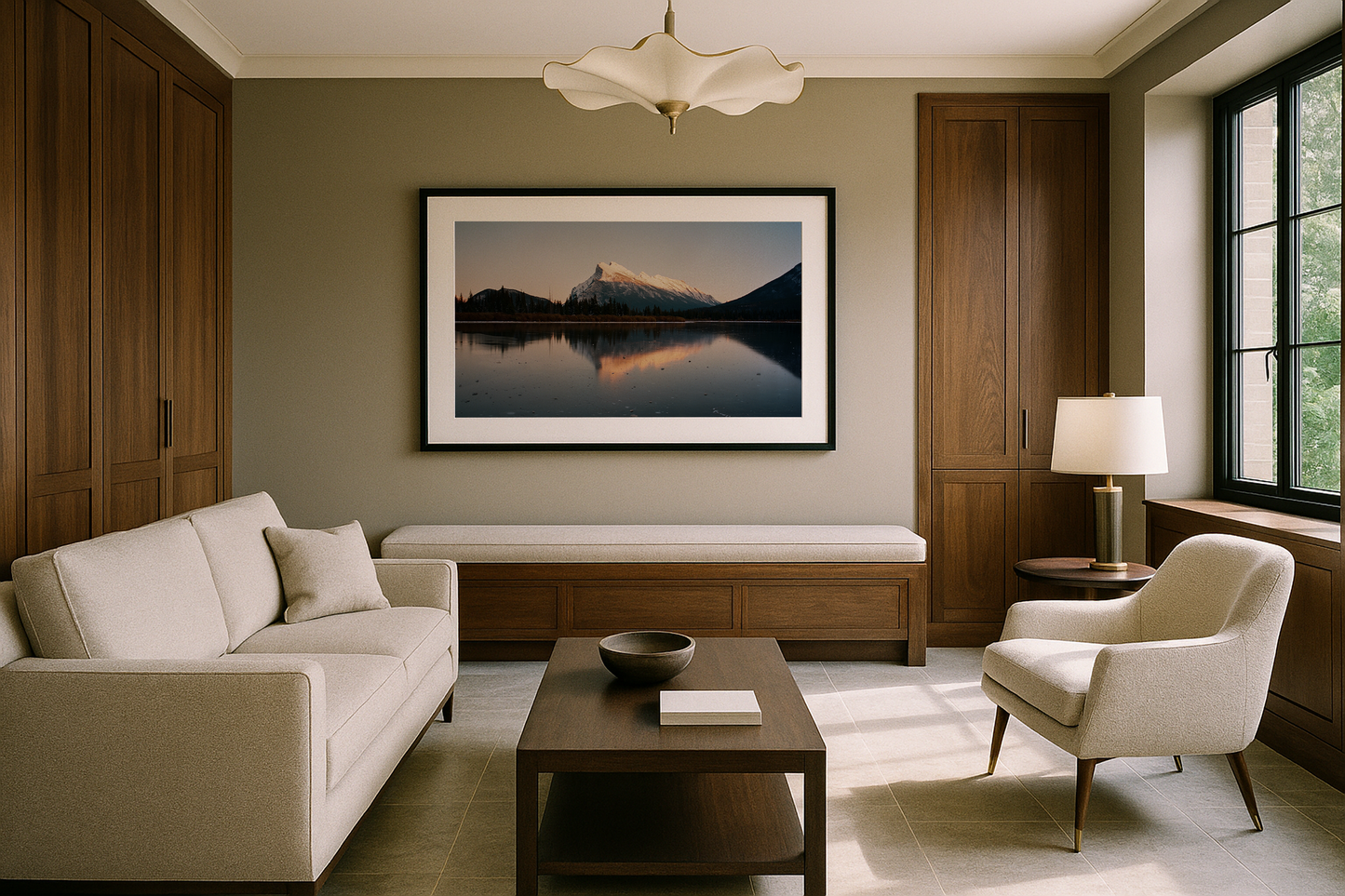 Sunset at Vermillion Lakes, shot on ektar 100