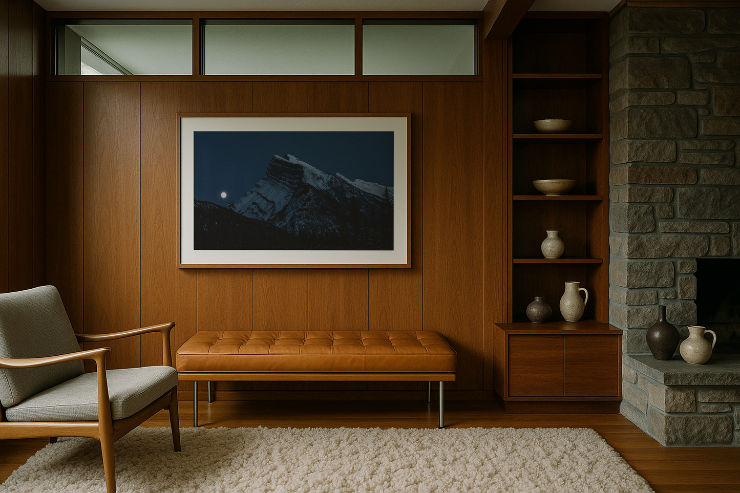 Mount Rundle, Blue Hour