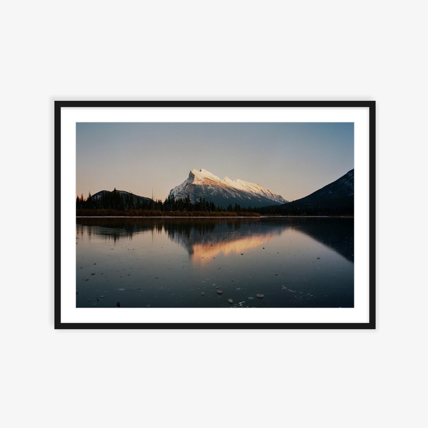 Sunset at Vermillion Lakes, shot on ektar 100