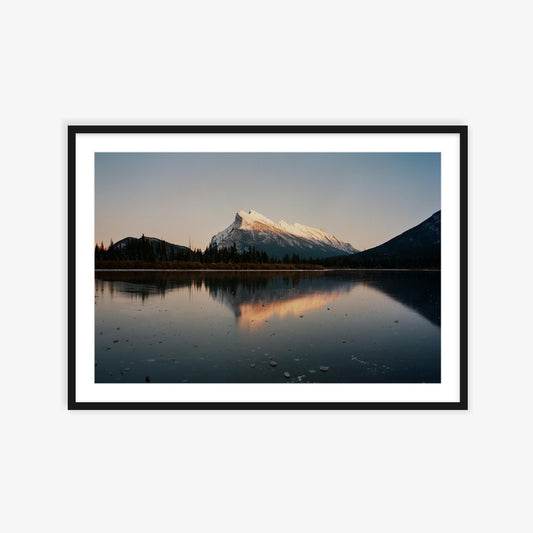 Sunset at Vermillion Lakes, shot on ektar 100