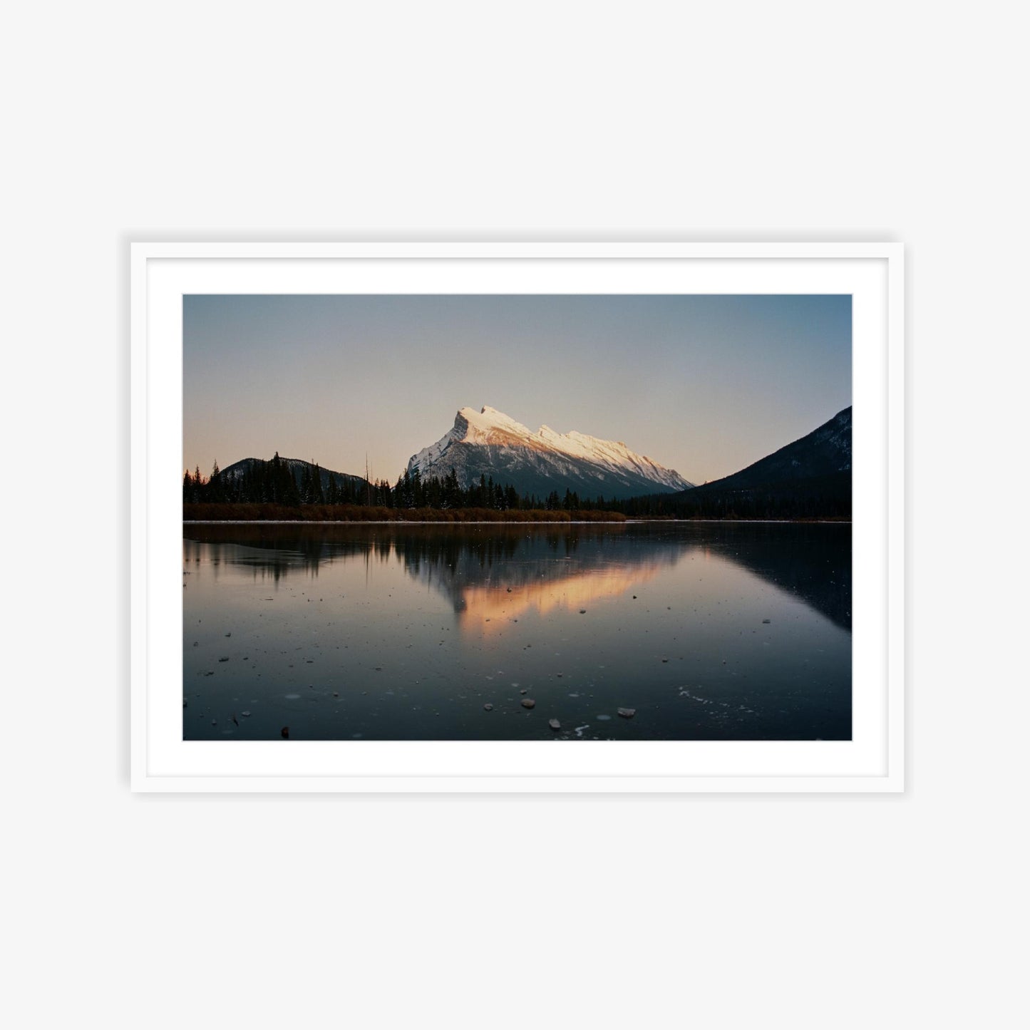 Sunset at Vermillion Lakes, shot on ektar 100