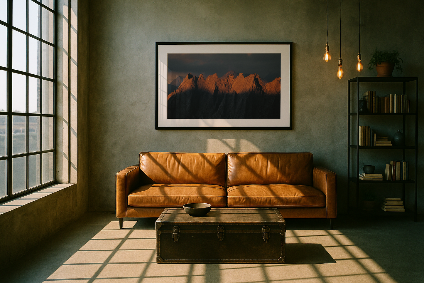 Sunset in the Swiss Alps