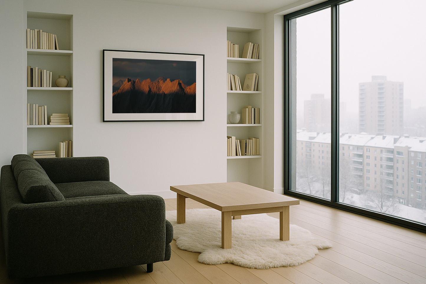 Sunset in the Swiss Alps