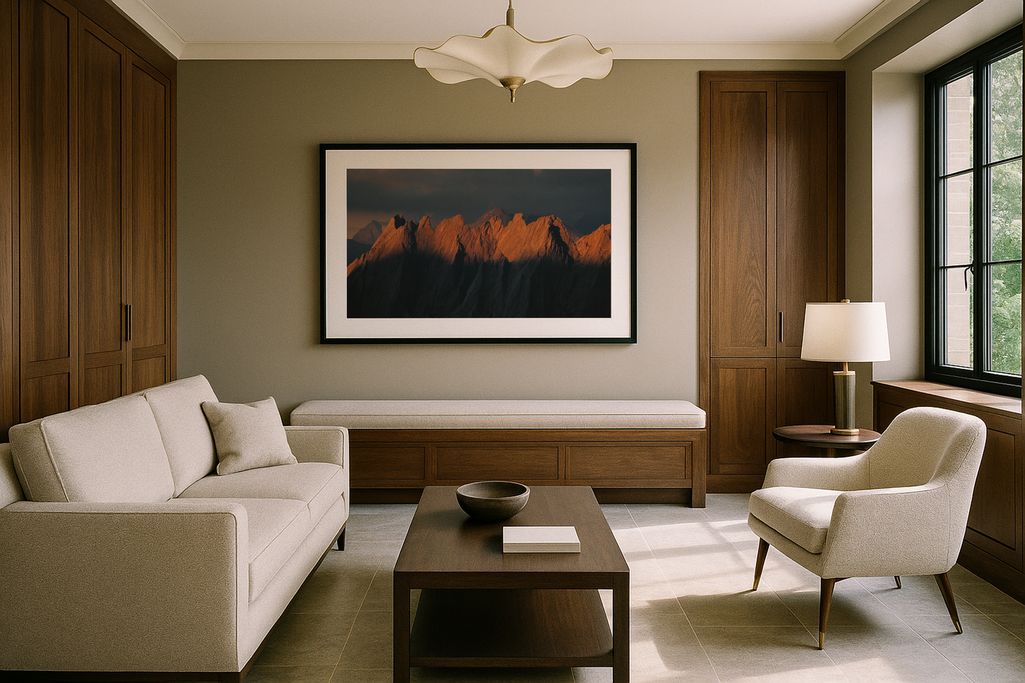 Sunset in the Swiss Alps