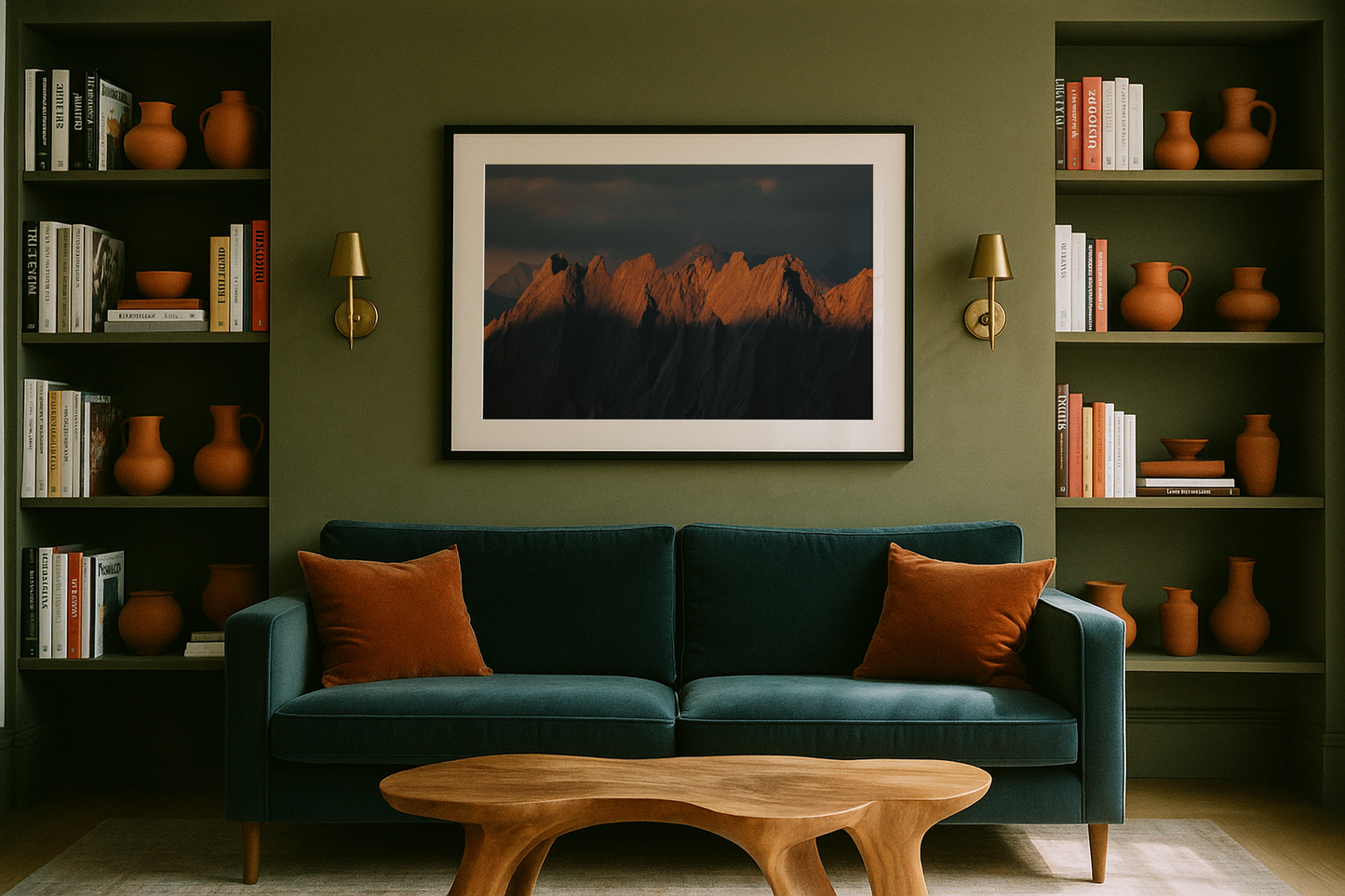 Sunset in the Swiss Alps